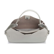 Off White Pebbled Leather HandBag , Bulk Supply for Established Fashion Brands