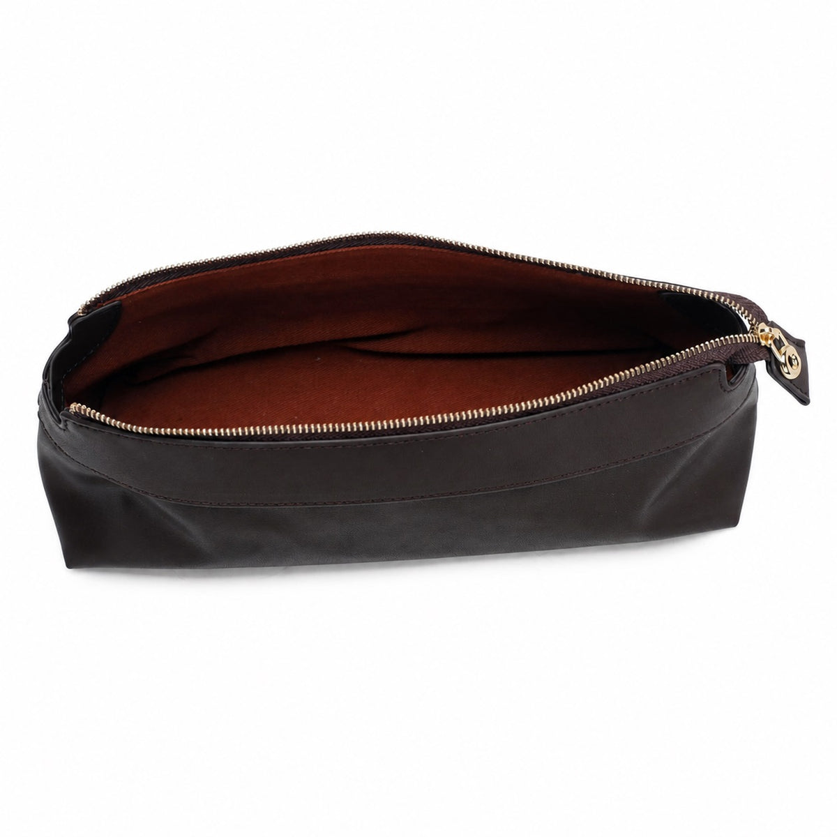 OEM/ODM Custom Women's Dark Brown Genuine Suede Leather East-West Top Handle Handbag
