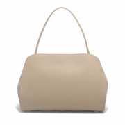 Architectural 'Unity' Top-Handle Satchel | Premium Smooth Calfskin Leather