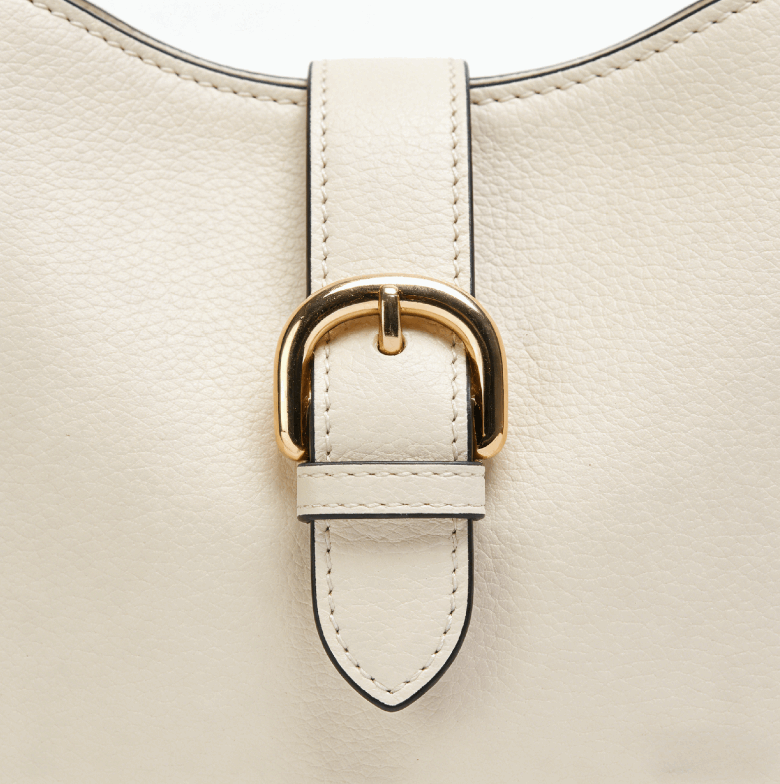 Classic 'Luna' Curvaceous Satchel | Premium Smooth Leather with Horseshoe Buckle