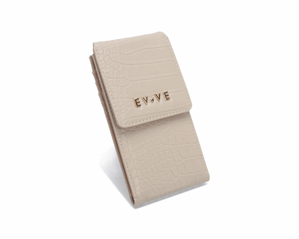 Elite 'Croc-Lux' Phone Wallet | Premium Embossed Leather | Integrated Zippered Organizer