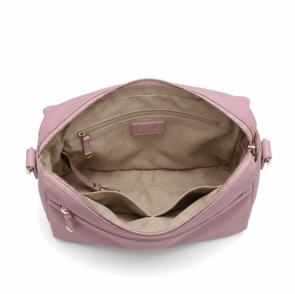 'Amour' Utility Crossbody Bag | Premium Water-Resistant Nylon | Detachable Heart Charm Coin Purse