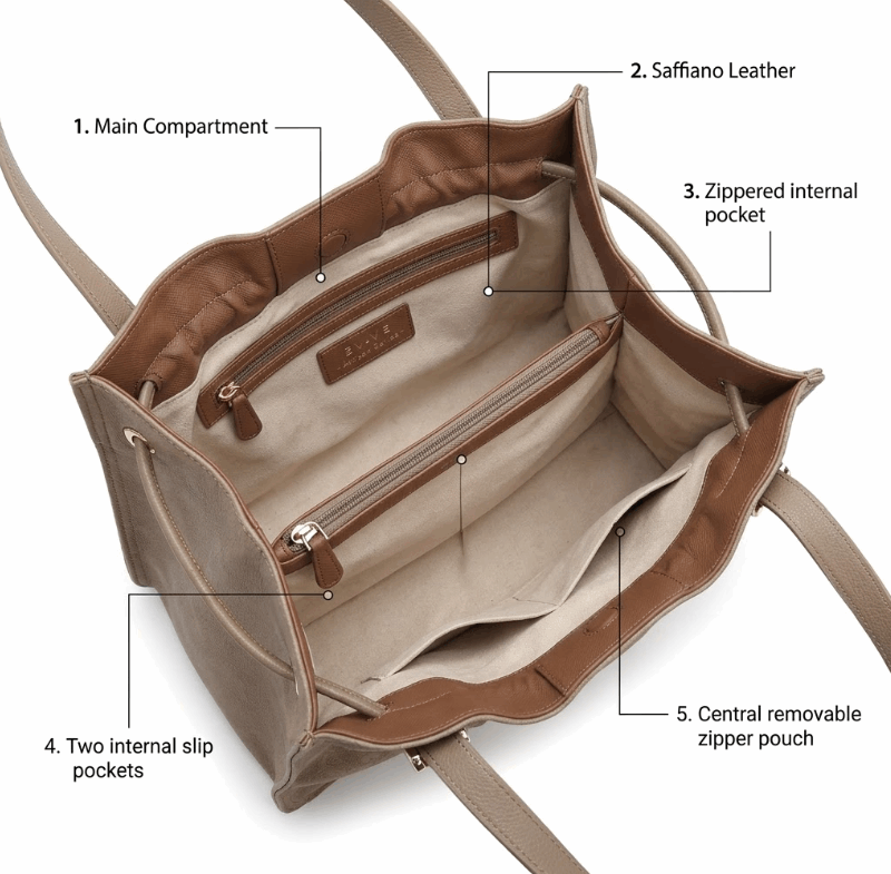 'Paisley Muse' Gathered Tote | Premium Embossed Suede-Finish Leather | Versatile Trapezoidal Carryall with Artisan Drawstring Detailing