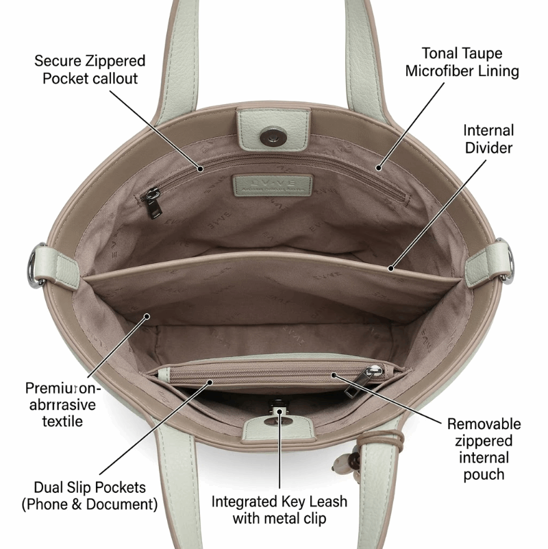'Luna' Minimalist Bucket Bag | Premium Pebbled Grain Leather | Versatile Dual-Handle Design with Artisan Bead Charm & Adjustable Crossbody Strap
