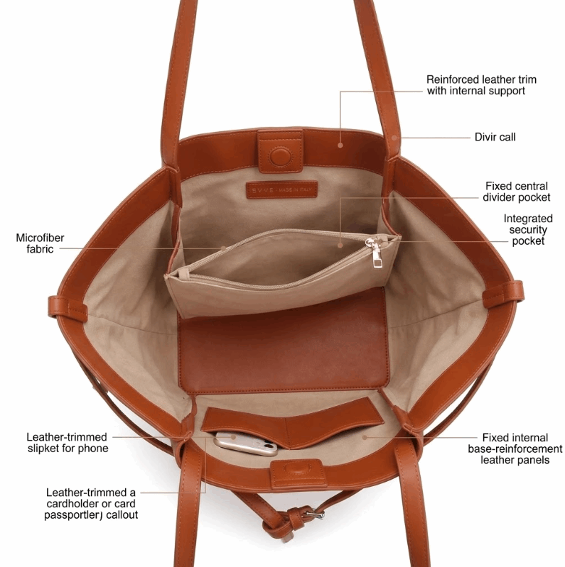 'Origami' Winged Tote | Premium Smooth Calf Leather | Sculptural Expandable Silhouette with Signature Belted Cinch Detail