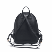 'Apex' Urban Elite Backpack | Premium Pebbled Vegan Leather | Monochromatic Woven Racing Stripe Detail & Gold-Tone Signature Branding