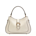 Classic 'Luna' Curvaceous Satchel | Premium Smooth Leather with Horseshoe Buckle