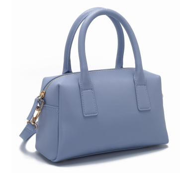 Architectural 'Sky-Saffiano' Double-Handle Handbag | Performance Leather