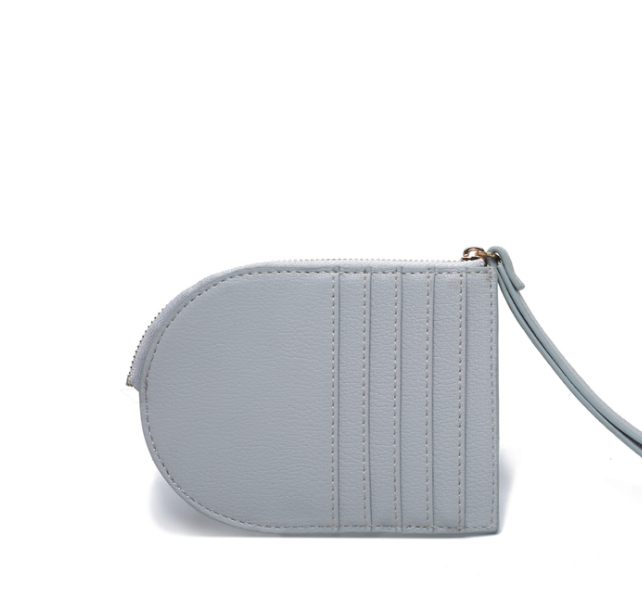 Petal-Bloom Wristlet Clutch | Pearl-Accented Floral Appliqué | Premium Pebbled Leather