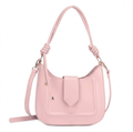 'Amour' Knotted Hobo Bag | Premium Smooth Nappa Leather | Elegant Arched Silhouette with Artisan Rope-Twist Handles & Magnetic Shield Flap