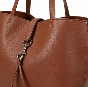 Brown Pebbled Faux Leather 3-in-1 Tote Bag Set, Large Work Shoulder Bag with Matching Cosmetic Pouch & Coin Purse, Bulk Supply for Established Fashion Brands & Department Retailers