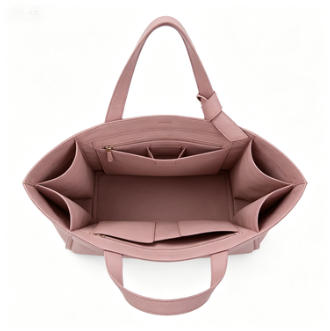 Dusty Pink Pebbled Faux Leather Hobo Tote Bag, Knotted Handle Detail Convertible Crossbody Handbag, Bulk Supply for Established Fashion Brands & Mall Retailers