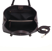 Genuine Leather HandBag Custom Brand Logo Drawstring Shoulder Hobo Handbag Factory OEM/ODM